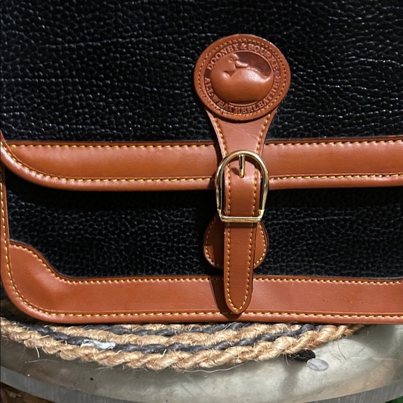 Dooney & Bourke Black and Brown Crossbody Bag - Picture 3 of 12